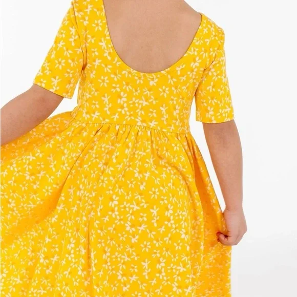 NEW Alice and Ames Ballet Dress Zingy Petals Size 4 6 Yellow
